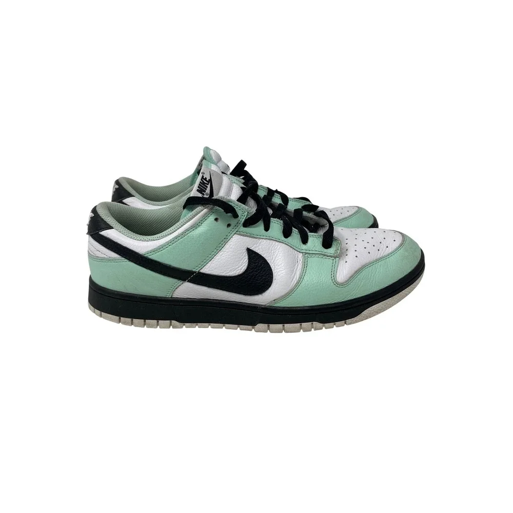 Nike Dunk Low Mint Green White Black Sneakers FN0569-900 Mens 11